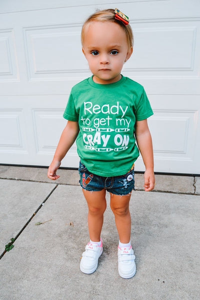 READY TO GET MY CRAY ON KIDS SHIRT