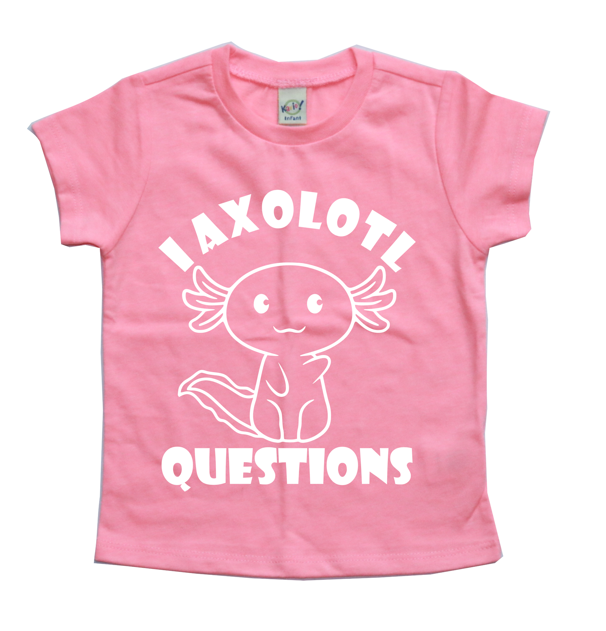 I AXOLOTL QUESTIONS KIDS SHIRT