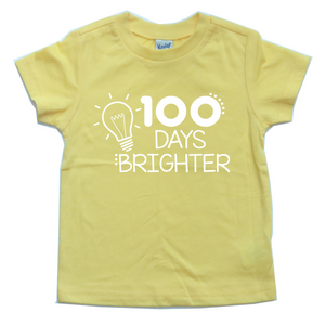100 DAYS BRIGHTER KIDS SHIRT