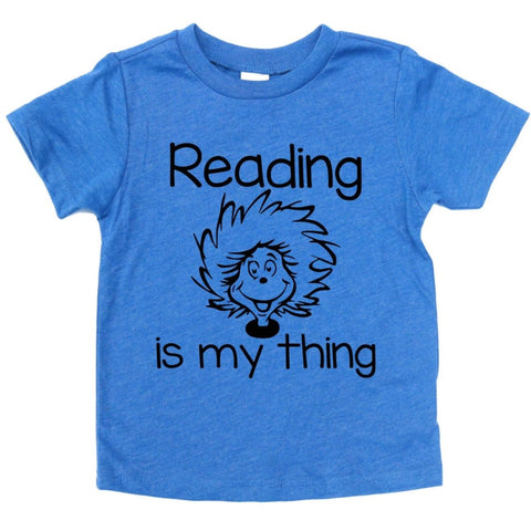 READING IS MY THING KIDS SHIRT