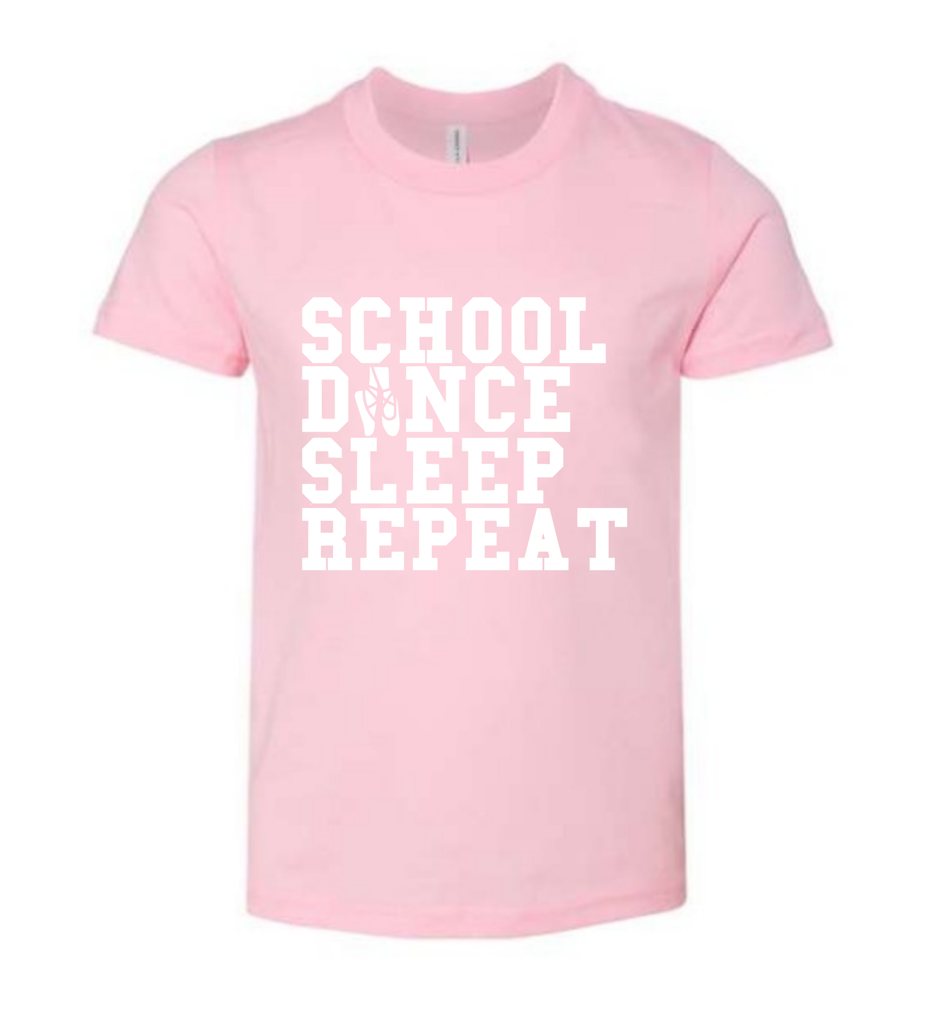 SCHOOL DANCE SLEEP REPEAT KIDS SHIRT