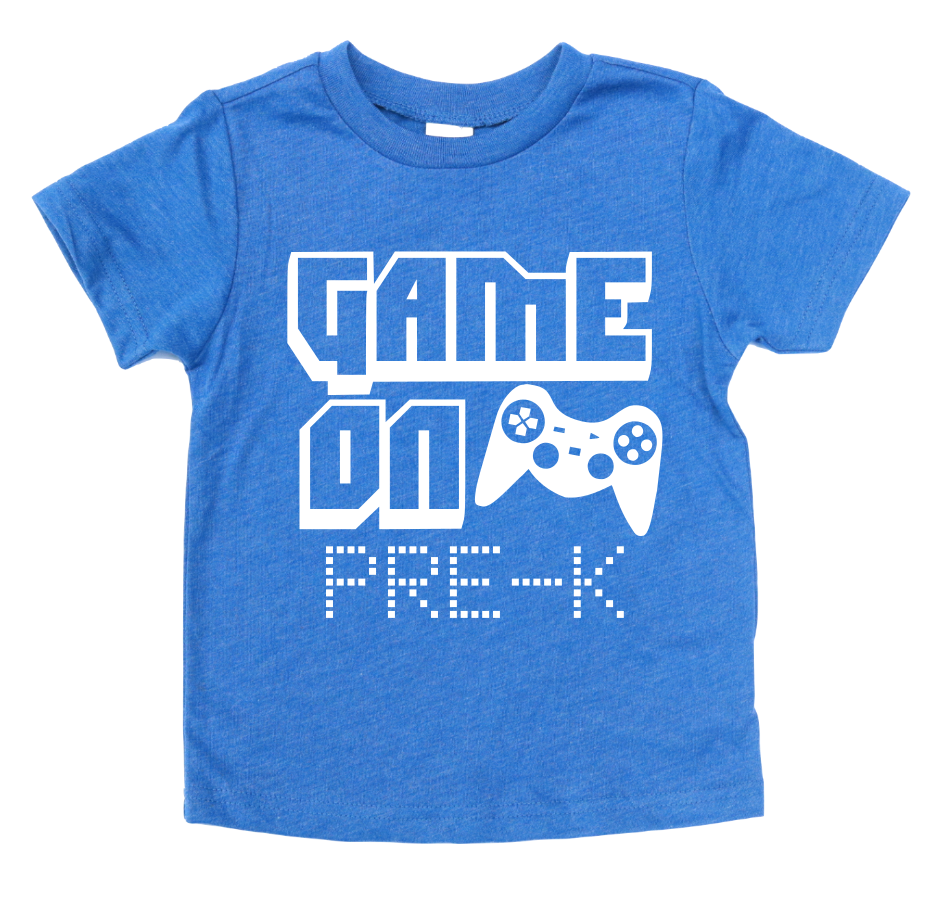 GAME ON PRE-K KIDS SHIRT