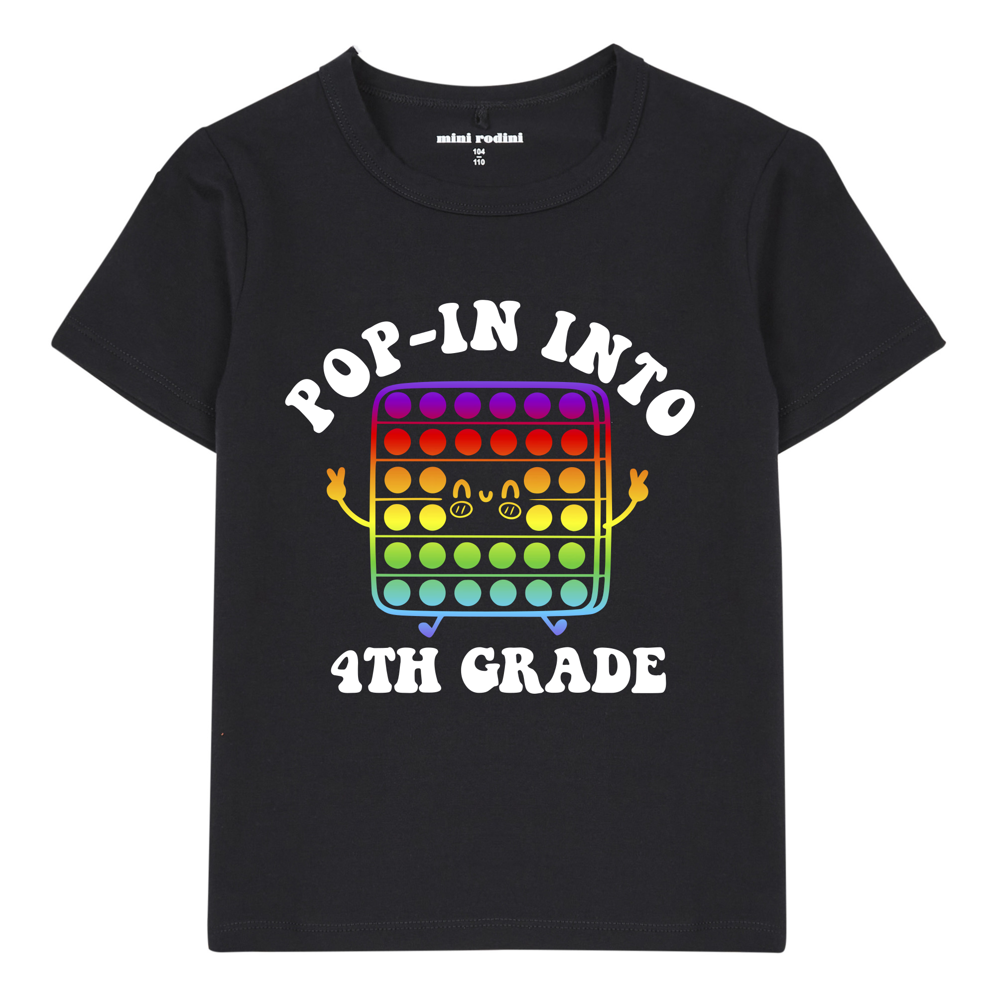 POP-IN INTO 4TH GRADE KIDS T-SHIRT