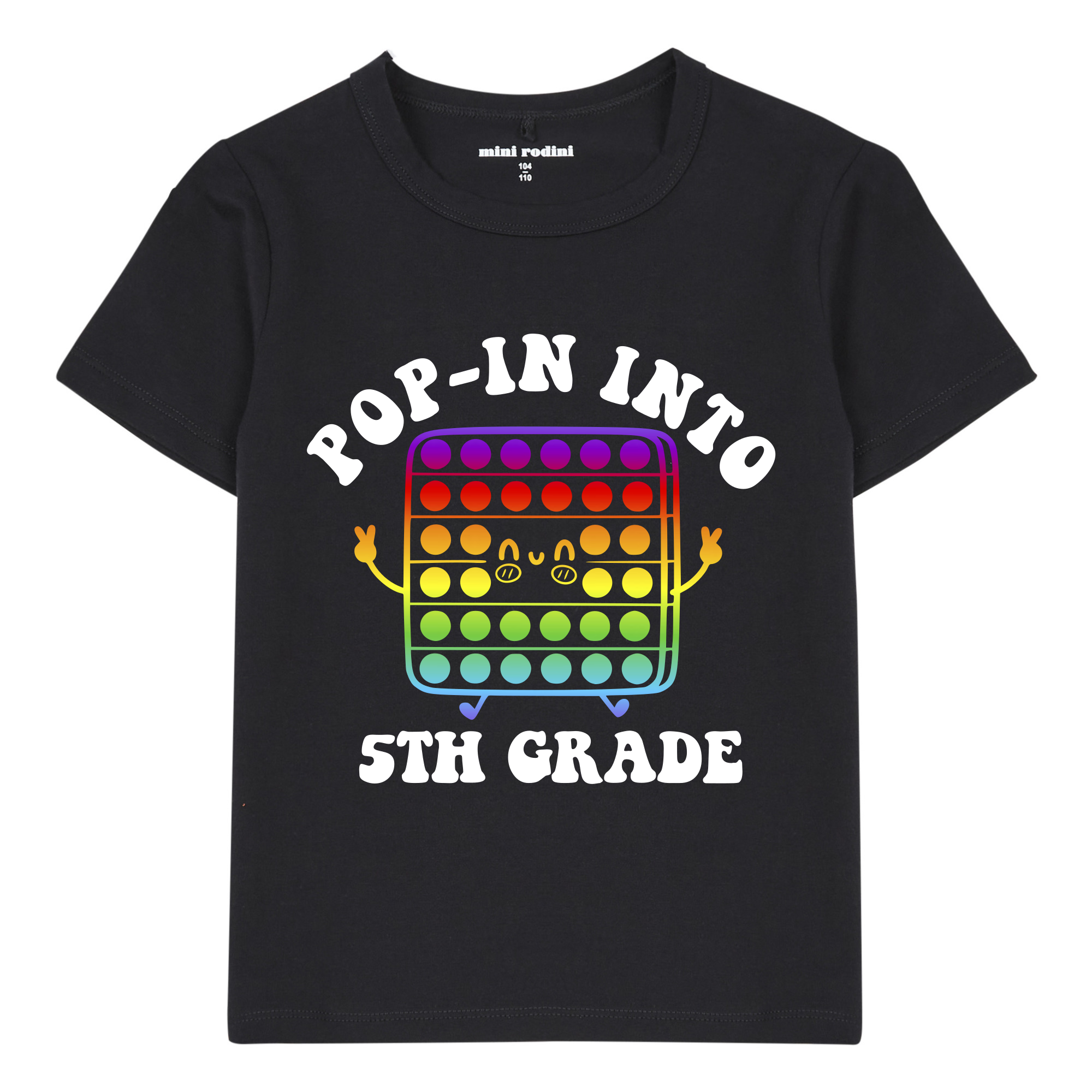 POP-IN INTO 5TH GRADE KIDS T-SHIRT