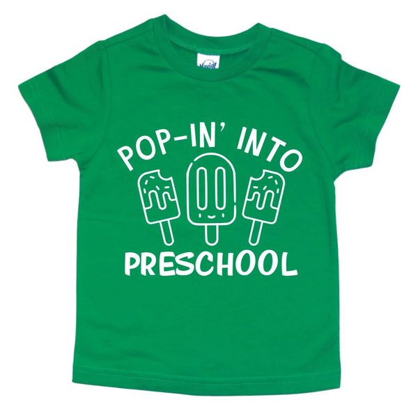 POP-IN INTO PRESCHOOL KIDS SHIRT