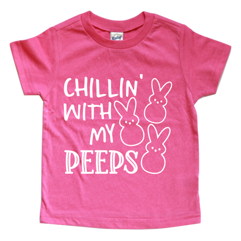 CHILLIN' WITH MY PEEPS KIDS SHIRT