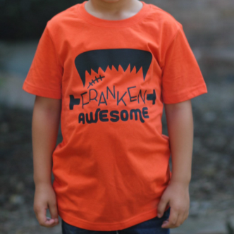 FRANKEN AWESOME KIDS SHIRT