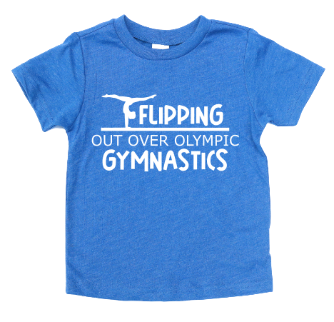 FLIPPING OUT OVER OLYMPIC GYMNASTICS KIDS SHIRT