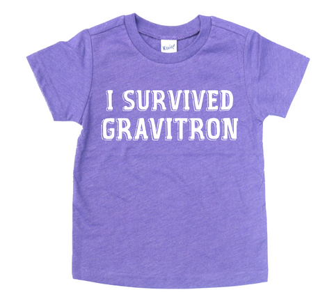 I SURVIVED GRAVITRON KIDS SHIRT