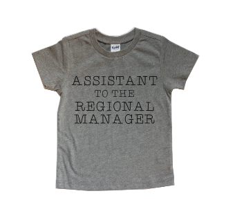 ASSISTANT TO THE REGIONAL MANAGER KIDS SHIRT