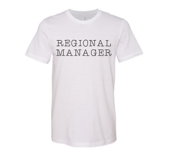 REGIONAL MANAGER ADULT T-SHIRT