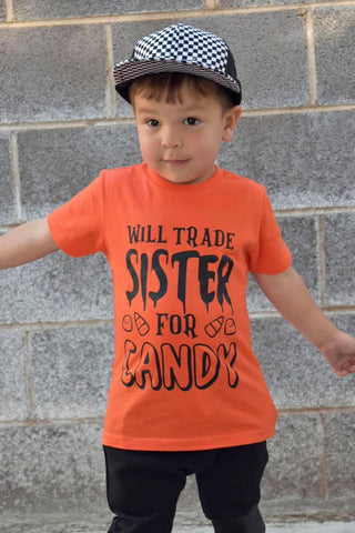 WILL TRADE SISTER FOR CANDY KIDS SHIRT