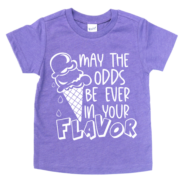 MAY THE ODDS BE EVER IN YOUR FLAVOR KIDS SHIRT