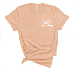 YOU ARE MY SUNSHINE ADULT SHIRT